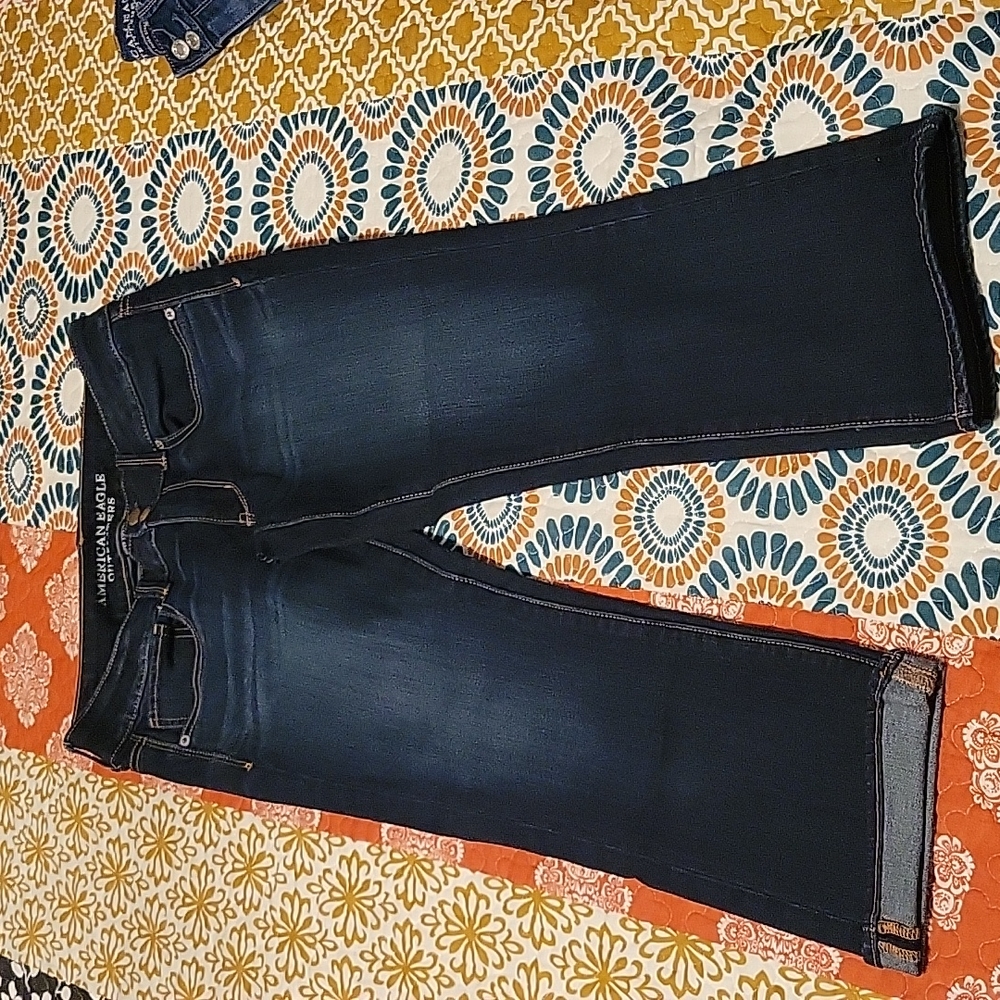 American Eagle Artist Crop Jeans Size 8